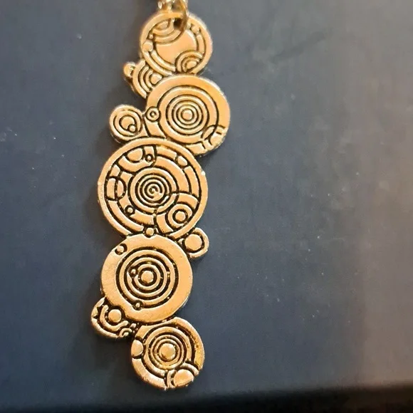 3 Doctor Who necklace set trio pouch Dr quote silver tone - Picture 6 of 6